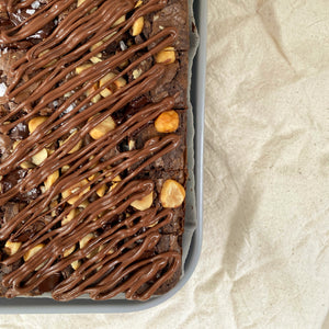 Roasted Hazelnut Nutella® Brownies