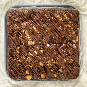 Roasted Hazelnut Nutella® Brownies