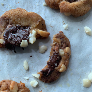 Milk Choc Macadamia Cookies